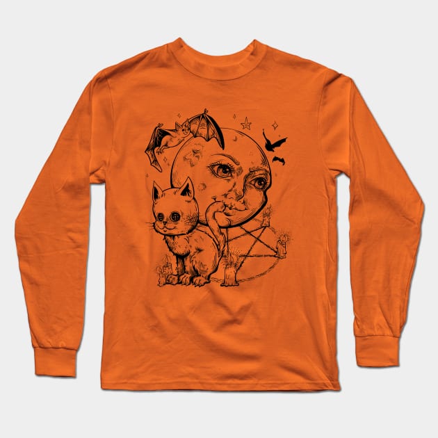 Halloween Samhain Night Long Sleeve T-Shirt by OhMyStarling